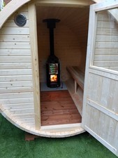 Barrel sauna spruce thermo - barrel,
