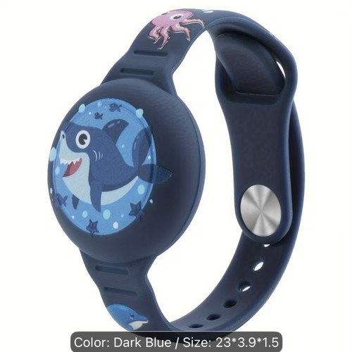 Kids shark blue printed - blue,