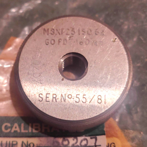 M8x1 iso thread ring go - iso,