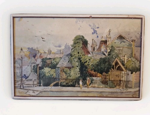 Watercolour 1908 leverton - 1908, leverton's
