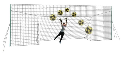 Large football goal backstop - &,