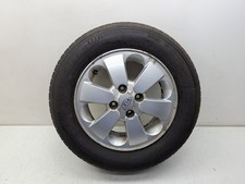 KIA RIO MK2 GENUINE 14" ALLOY WHEEL WITH TYRE  185/65/14  5.16mm  #1