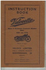VELOCETTE 350cc KSS Mk2 & KTS