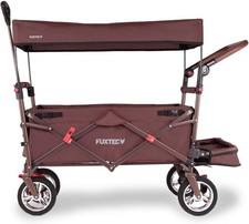 Brown Folding Kids Wagon w/