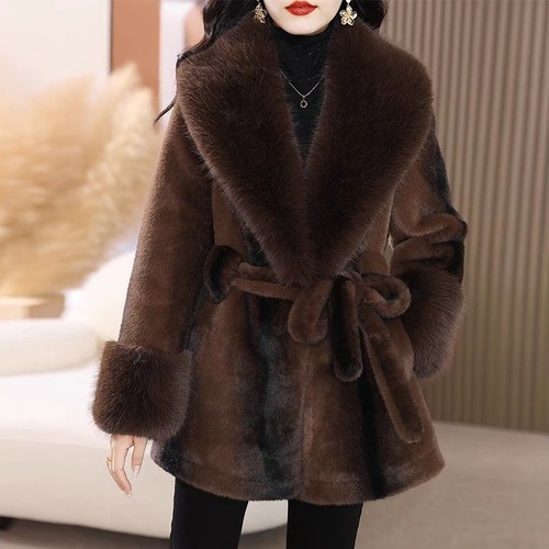 Mink fur coat real - real,