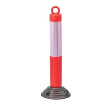 Mottez High Visibility Bollard Orange Road Parking Barrier Flexible Base 800mm