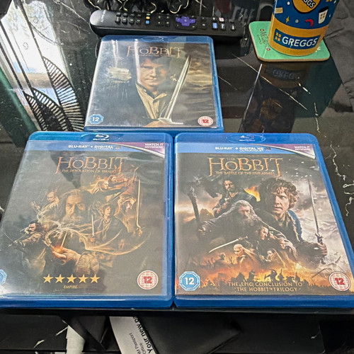 The hobbit blu ray trilogy - hobbit, blu-ray