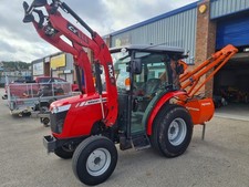 Massey Ferguson 1740 and Agrimaster Hedge Cutter