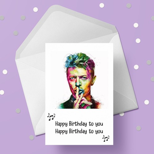 David bowie birthday card - ,