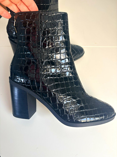 Office women black croc - office,