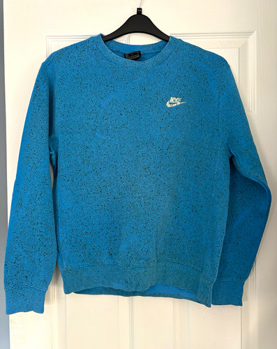 Nike blue speckled embroidered - nike,