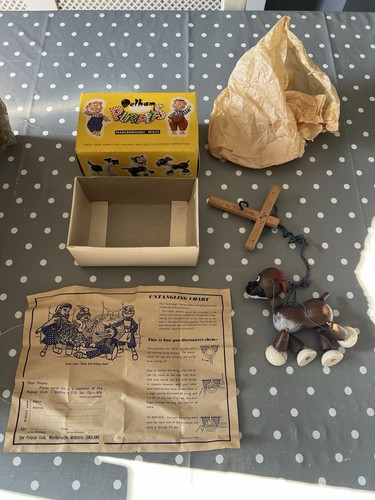 Vintage boxed pelham puppet - pelham,