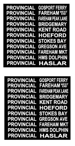 Model bus transfers 76th - model, 1/76th