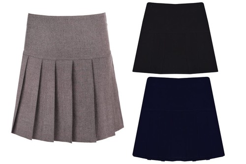 Girls school skirts black - girls,