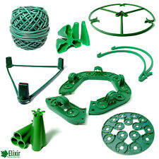 Plant Support Ring Cane Connector Clip Wigwam Triangle Soft Tie Tube Pyramid Cap