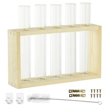 Crystal glass test tube vase - tube,