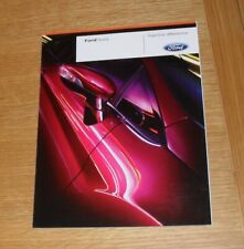 Ford Fiesta Brochure 2010 Titanium Zetec S Edge Studio 1.25 1.4 1.6 TDCI