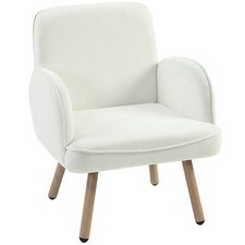 HOMCOM Lounge Chair Velvet