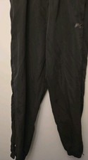 Mens Black Slazenger Jogging Bottoms Size Medium 32 Inch Waist 28 Inch Leg