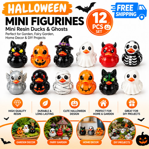 Pcs mini resin - 12, halloween