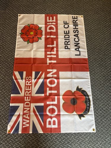 Bolton wanderers flag - flag, 5ft