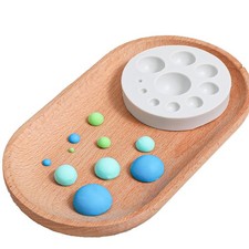 Half Round Polymer Clay