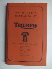 Triumph Instruction Manual for