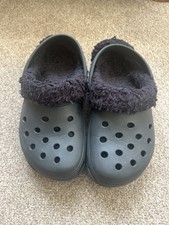 Genuine Crocs Black Fleece