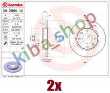 2x RIGHT OR LEFT BRAKE DISC