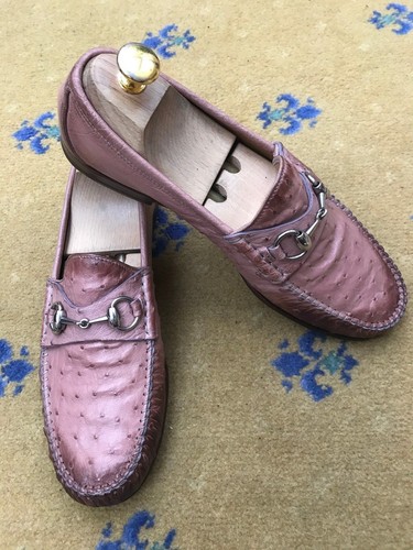 Gucci loafers ostrich - gucci,