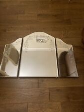 Vintage Laura Ashley Venetian Collection 'Elisse' Triple Silver Coloured Mirror
