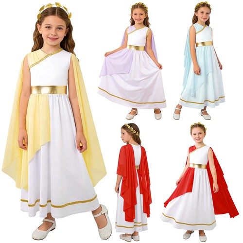 Kids girls grecian tunic - girls,
