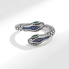 925 Sterling Silver Snake Ring