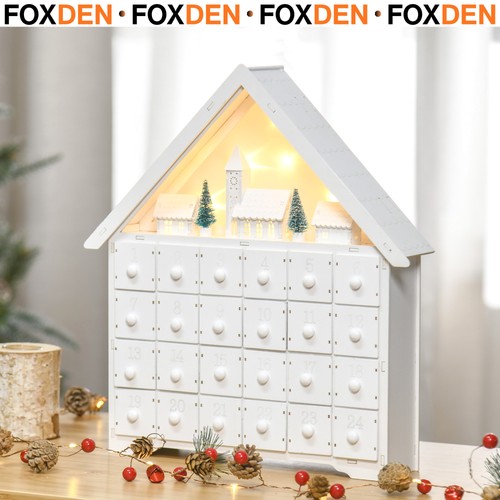 Wooden advent calendar - calendar, 24