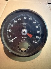 Original Smiths Rev Counter / Tachometer Jaguar E Type Style And Mk2 Clock Set 