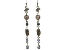 Murano Glass Drop Earrings for