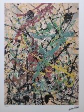 Jackson Pollock Signed - Drip