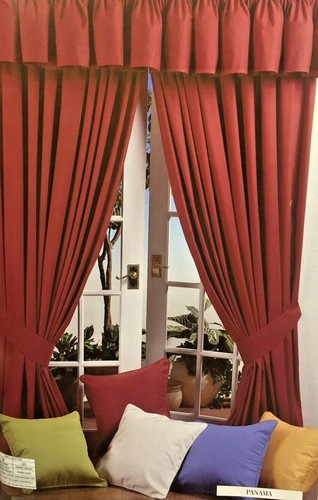 Panama dusky wine rust red - rust, 90"