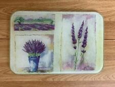 Kitch Worktop Saver Glass Lavender Design 