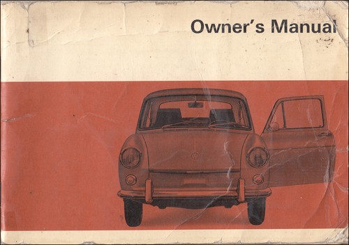 1969 type owners manual - 3,