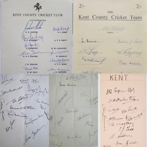 Autograph sheet kent - autograph,