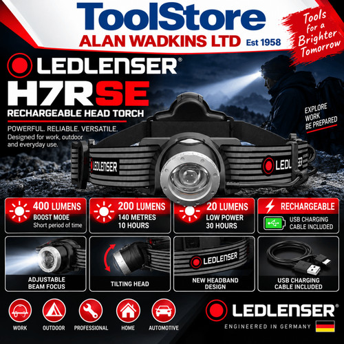Led lenser h7rse rechargeable - lenser,