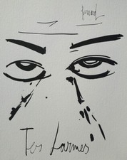 Bernard Buffet: Your Tears, Signed Engraving, 1961, 197ex