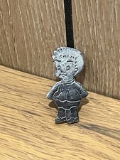 Vintage Silver Tone Dutch Boy