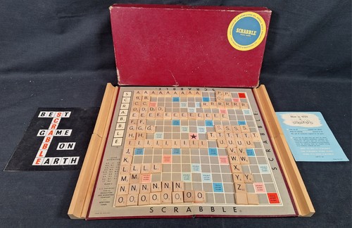 Vintage scrabble board game - scrabble,