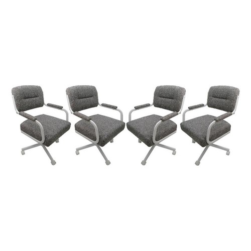 Swivel metal caster dining - swivel,