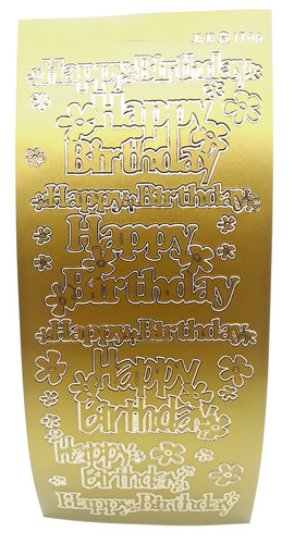 Peel off stickers - , 'happy