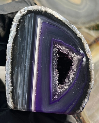 Deep purple agate - purple,