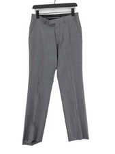 The White Label Women's Suit Trousers W 30 in Grey Wool