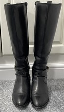 Black Biba Leather Knee High